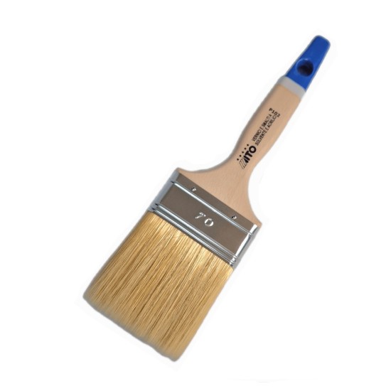 ΞΥΛΙΝΟ ΠΙΝΕΛΟ ΛΕΥΚΟ  3''