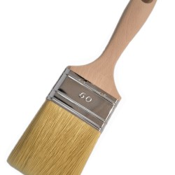 ΞΥΛΙΝΟ ΠΙΝΕΛΟ ΛΕΥΚΟ  2.5''