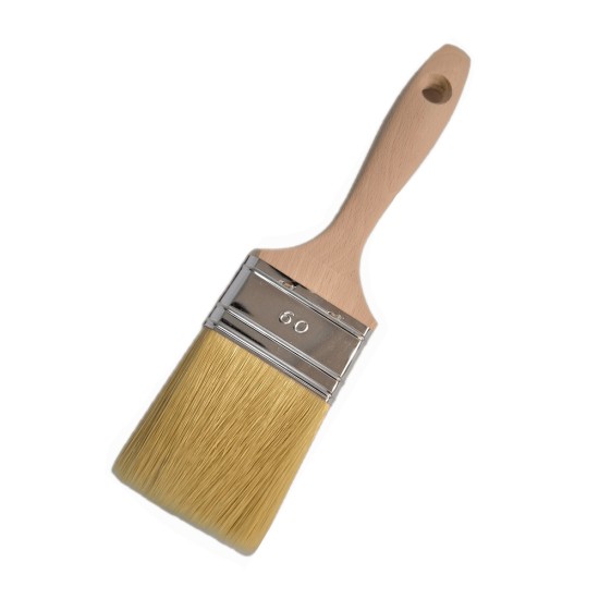 ΞΥΛΙΝΟ ΠΙΝΕΛΟ ΛΕΥΚΟ  2.5''